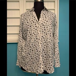 COPY - 5/$25 Banana Republic Factory XL Nautical Blouse Cotton